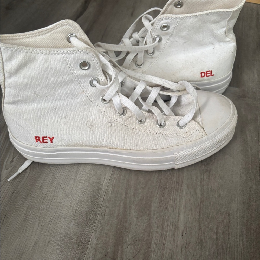 Converse White High-Top Sneakers
